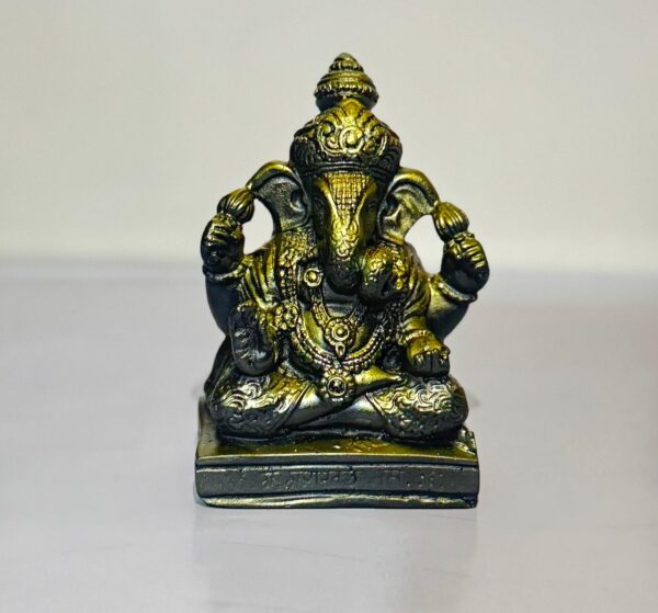 Yellow Shree Ganesha Miniature Statue