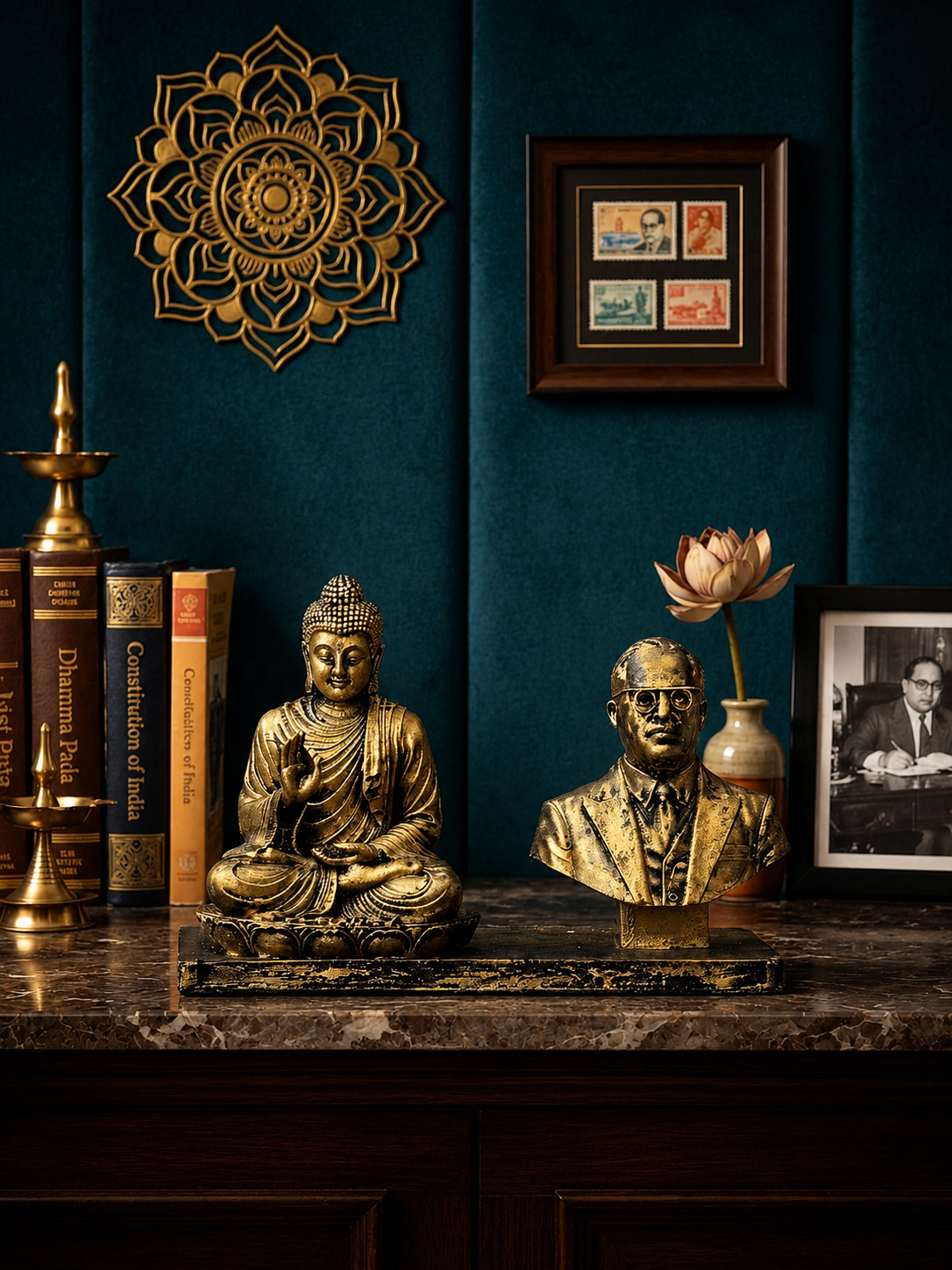 Gautam Buddha & Dr. Babasaheb Ambedkar